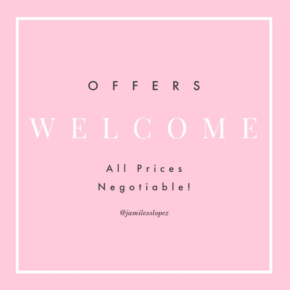 OFFERS WELCOME!